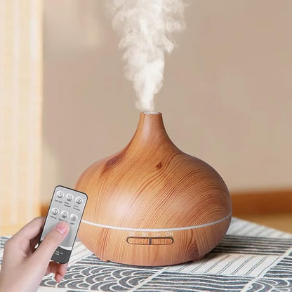 Aromatherapy Essence and Essential Oil Diffuser High Quality Humidifier with Ultrasonic Remote Control 500ml