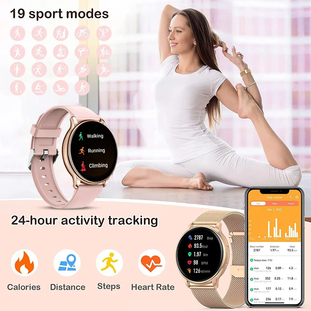 Classic and Elegant Women's Fitness Smart Watch