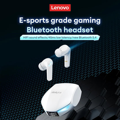 Lenovo Bluetooth 5.4 Sports & Gaming Headphones GM2 PLUS TWS