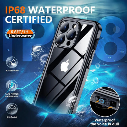 High Quality Waterproof iPhone Case for Water Sports Snow Mountain