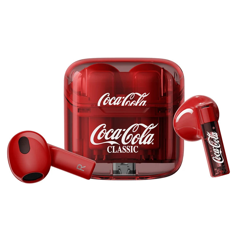 Coca-Cola Bluetooth 5.3 High Quality Gaming Sports Free Time Headphone