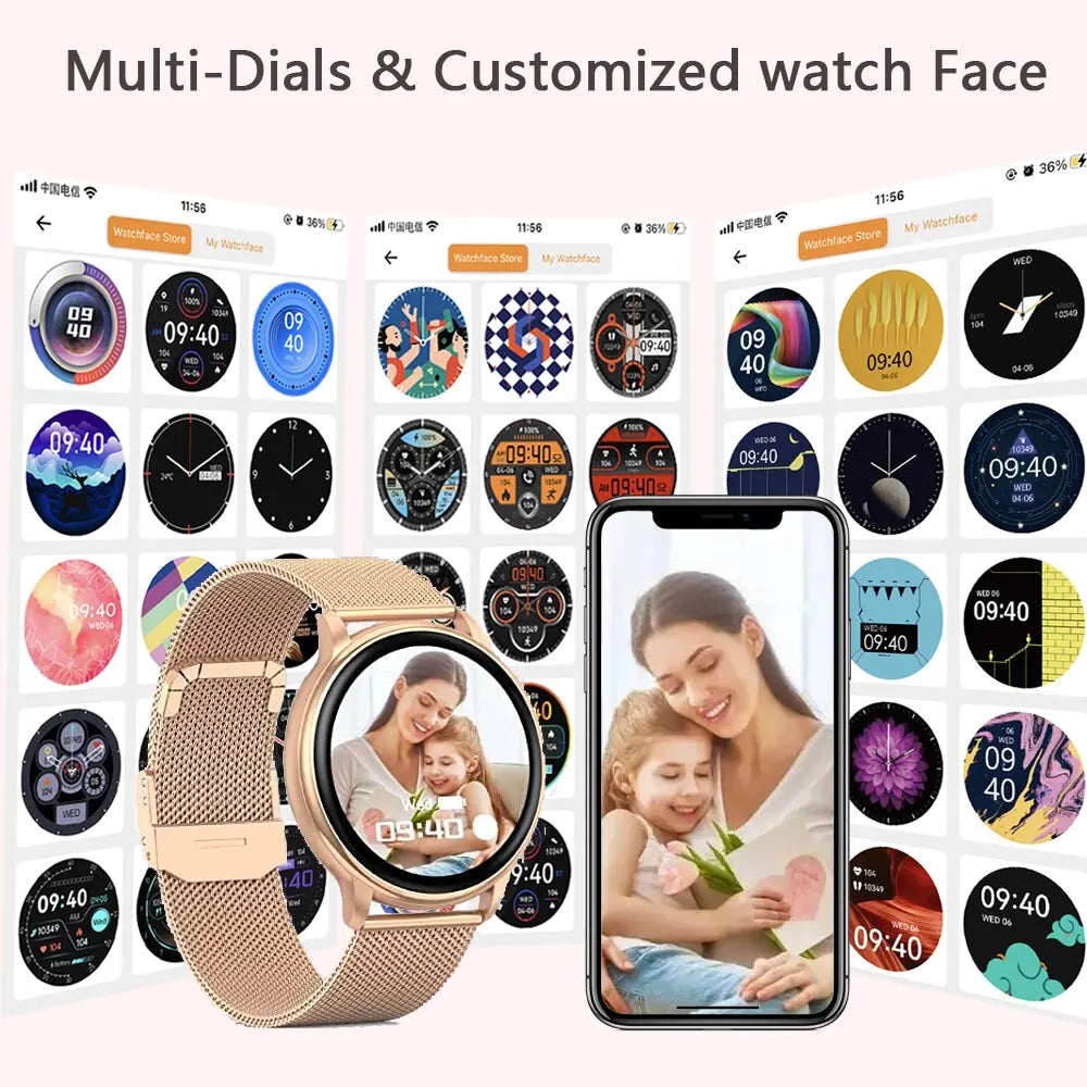 Classic and Elegant Women's Fitness Smart Watch