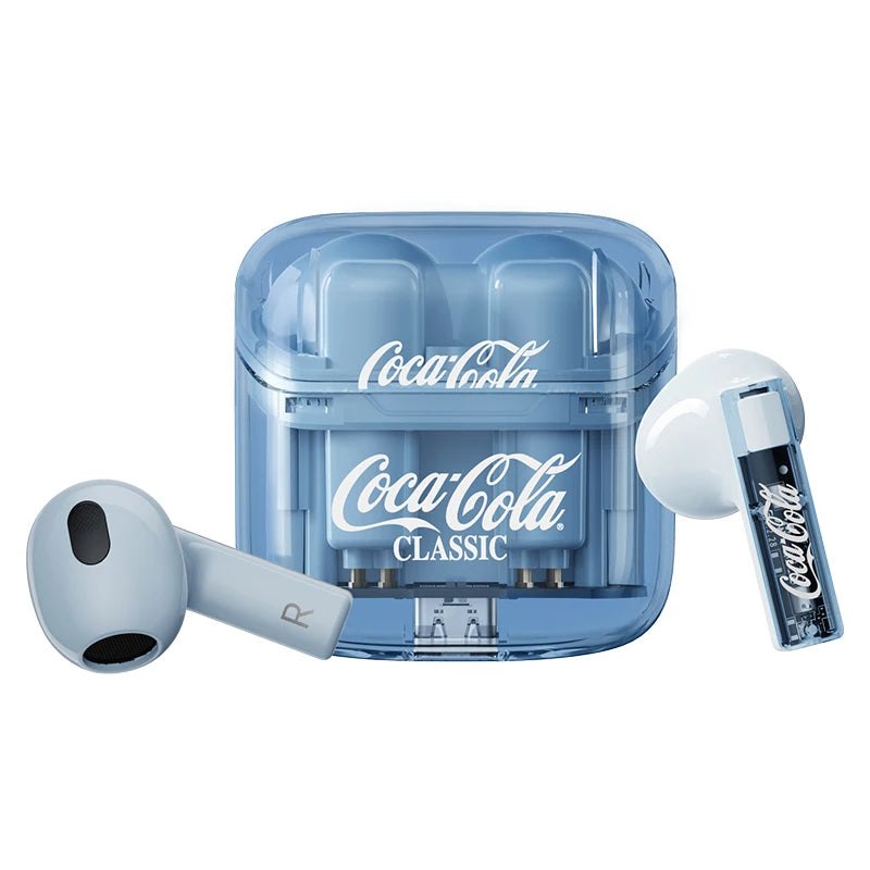 Coca-Cola Bluetooth 5.3 High Quality Gaming Sports Free Time Headphone